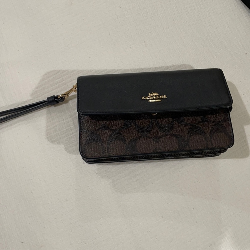 Coach phone wristlet